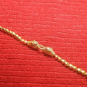 Elegant Gold Panther Bracelet